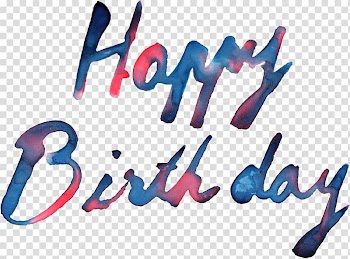 Birthday cake Logo , watercolor birthday transparent background PNG clipart