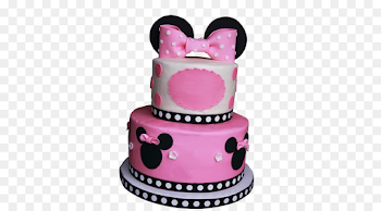 Birthday cake Minnie Mouse Cupcake - First birthday png download ...