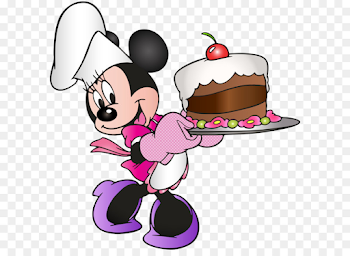 Birthday cake Minnie Mouse Mickey Mouse Clip art - Mini Mouse with ...