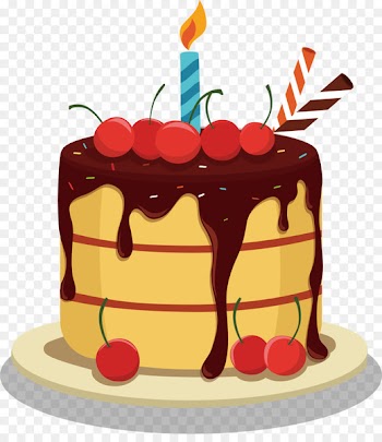 Birthday cake Party Anniversary - Chocolate cake 