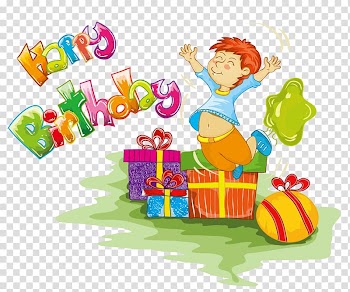 Birthday cake Party , Cartoon Happy Birthday transparent background PNG clipart