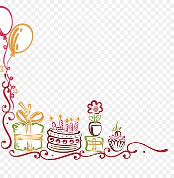 Birthday cake Party Happy Birthday to You Clip art - birthday border 