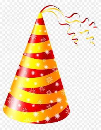 Birthday Cake Party Hat Clip Art - Happy Birthday Caps Png