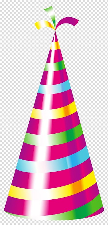 Birthday cake Party hat , party transparent background PNG clipart