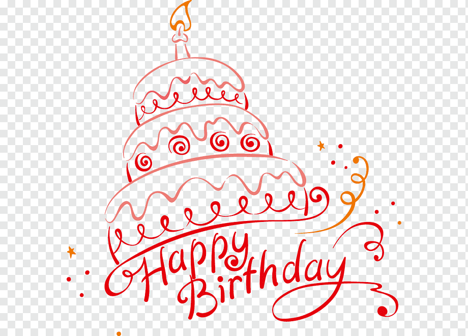 Birthday cake Party illustration, happy Birthday, Happy Birthday cake illustration, wish, food, text png
