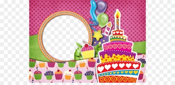 Birthday cake Picture frame - Fun birthday frames 