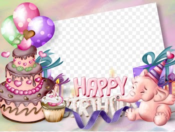 Birthday cake Picture frame Greeting card Clip art - Birthday Frames 