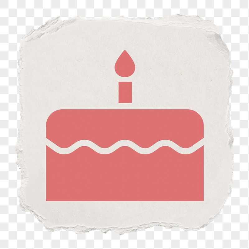 Birthday cake png icon sticker, | Free PNG - rawpixel