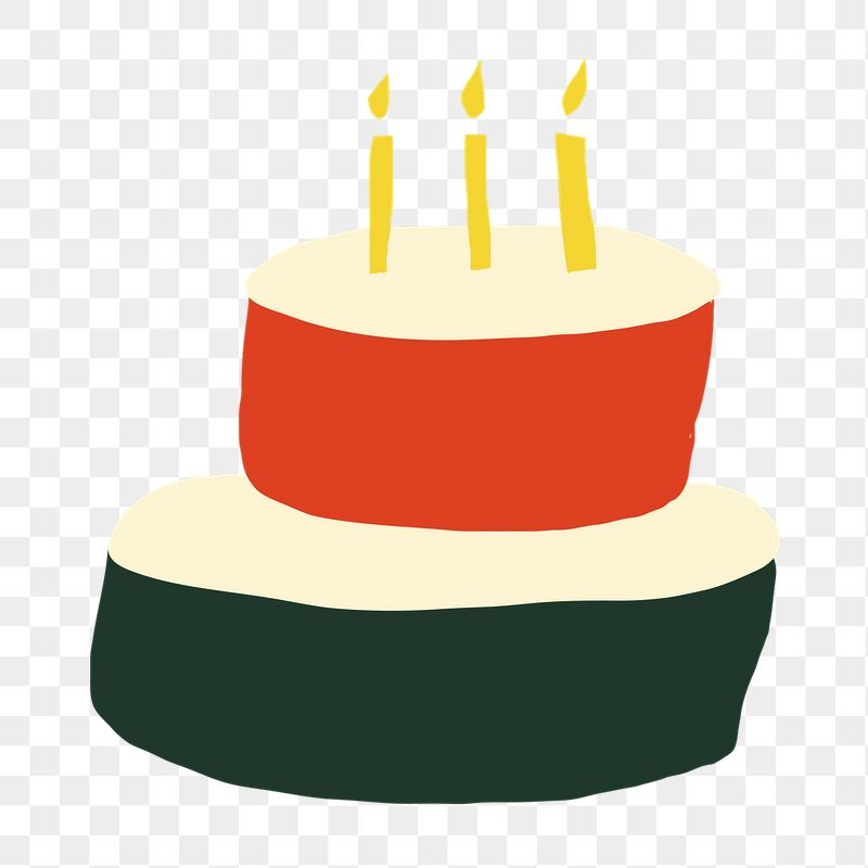 Birthday cake png sticker, celebration | Free PNG Illustration - rawpixel