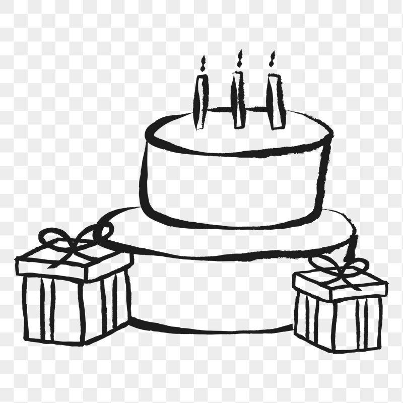 Birthday cake png sticker, celebration | Free PNG Illustration - rawpixel