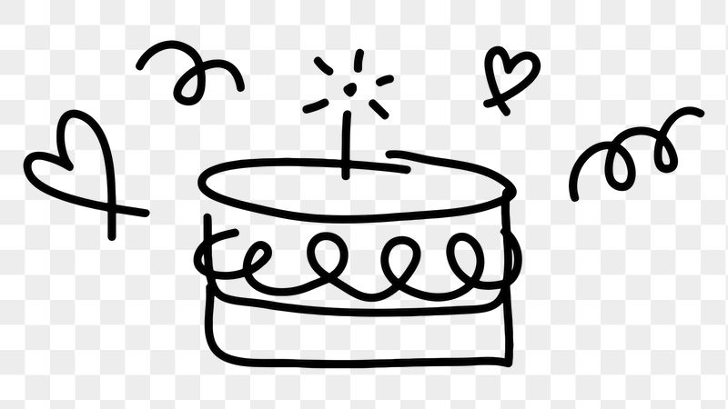 Birthday cake png sticker, cute | Free Icons - rawpixel
