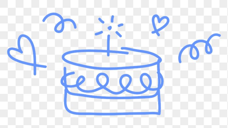 Birthday cake png sticker, cute | Free Icons - rawpixel