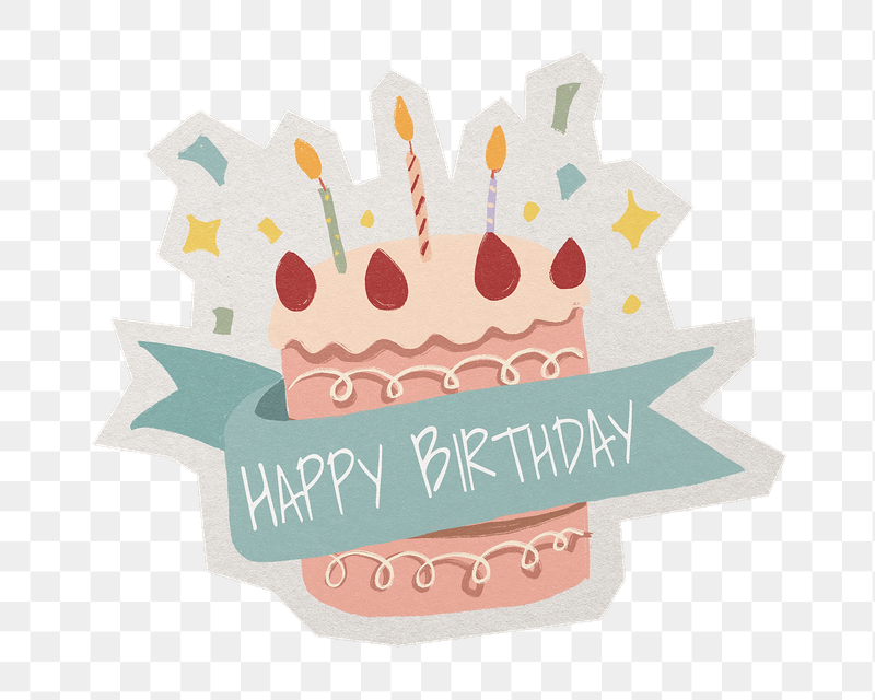 Birthday cake png  sticker, | Free PNG - rawpixel