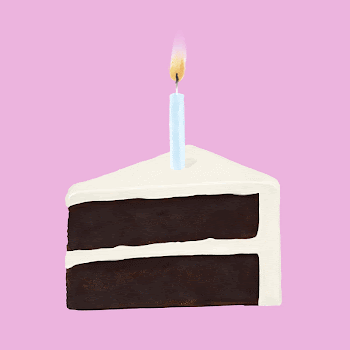 Birthday cake slice, dessert illustration | Free Photo Illustration - rawpixel