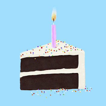 Birthday cake slice, dessert illustration | Free Photo Illustration - rawpixel
