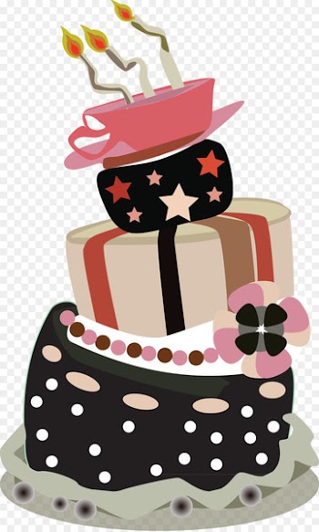 Birthday cake SMS Happy Birthday to You Text messaging - Vector birthday cake 