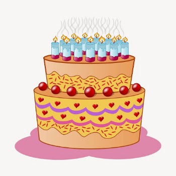 Birthday cake sticker, celebration illustration | Free Vector - rawpixel