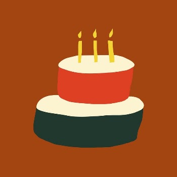 Birthday cake sticker, cute doodle | Free Vector Illustration - rawpixel