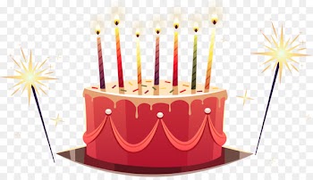 Birthday cake Tart Wedding cake - Vector cartoon painted cake 