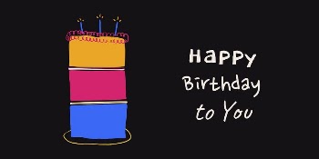 Birthday cake Twitter post template, | Free PSD Template - rawpixel