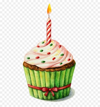 Birthday cake Watercolor painting Clip art - Drawing a small birthday cake 