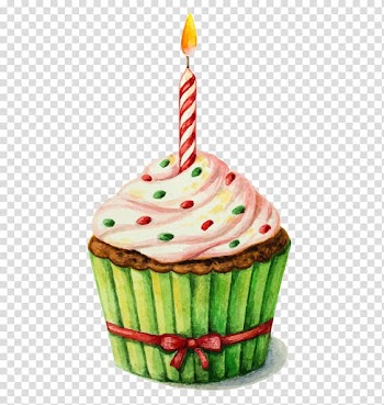 Birthday cake Watercolor painting , Drawing a small birthday cake transparent background PNG clipart