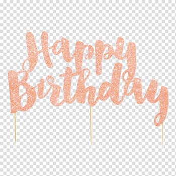 Birthday cake Wedding cake topper Party, gold stars with building blocks happy birthday wor transparent background PNG clipart