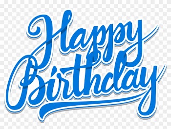 Birthday Cake Wedding Invitation Clip Art - Happy Birthday Word Art