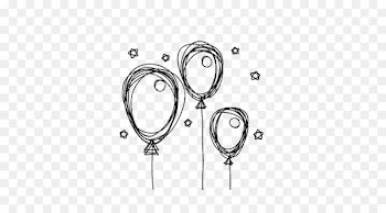 Birthday cake Wedding invitation Greeting card Balloon - Star Balloon Stroke 
