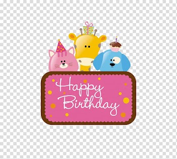 Birthday cake Wedding invitation Greeting card , Happy Birthday tag transparent background PNG clipart