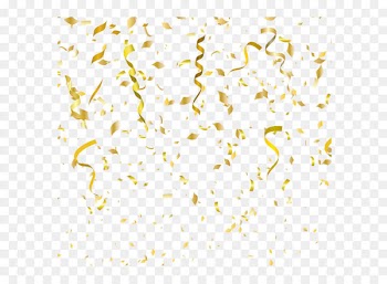 Birthday cake Wedding invitation Party Birthday customs and celebrations - Gold spiral ribbon floating material 