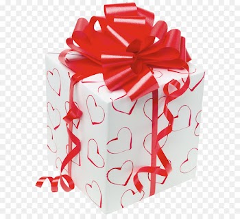 Birthday cake Wish Brother Greeting card - White Present with Red Bow Clipart 