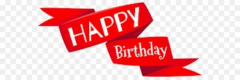 Birthday cake Wish Clip art - Red Happy Birthday Banner PNG Image 