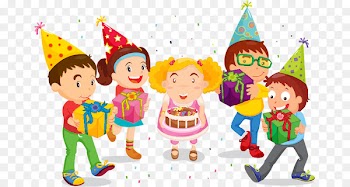 Birthday cake Wish Happy Birthday to You Child - Cute kids birthday party pattern 
