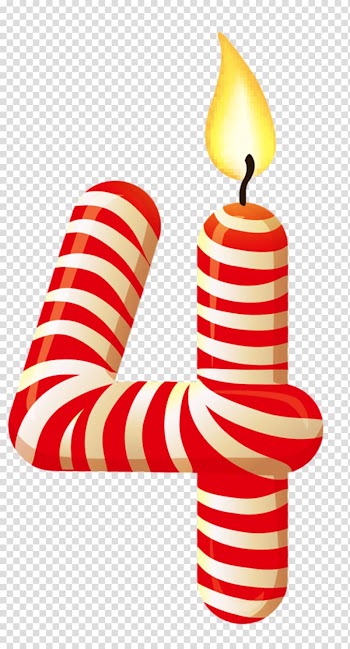 Birthday Candle Number , 1 transparent background PNG clipart