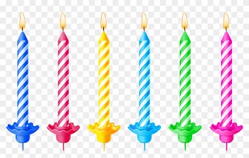 Birthday Candles Clipart Picture - Birthday Cake Candle Png