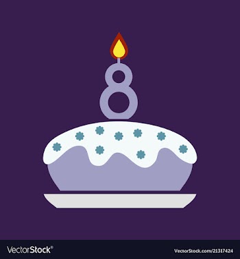Birthday card design vector image