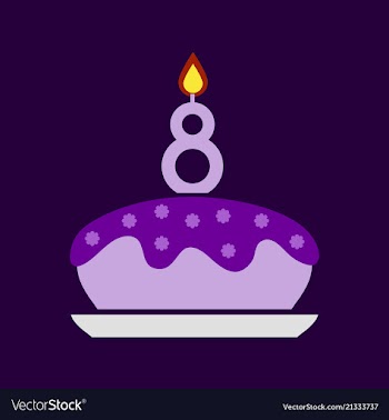 Birthday card design vector image