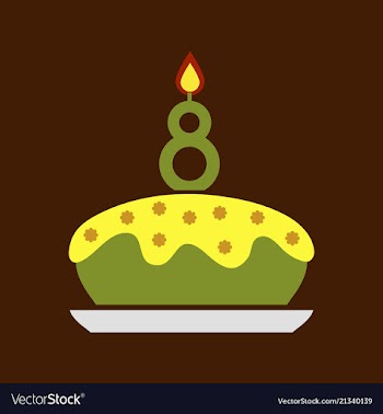 Birthday card design vector image