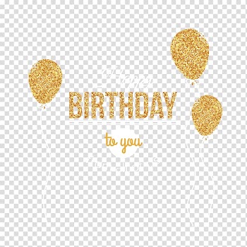 Birthday card element transparent background PNG clipart
