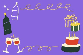 Birthday celebration frame background, cute | Free Vector - rawpixel