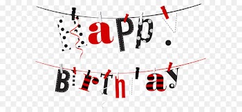 Birthday Clip art - Happy Birthday Streamer Transparent PNG Clip Art Image 