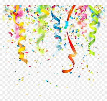 Birthday Confetti Party Clip Art - Confetti Photoshop Brushes Free Download