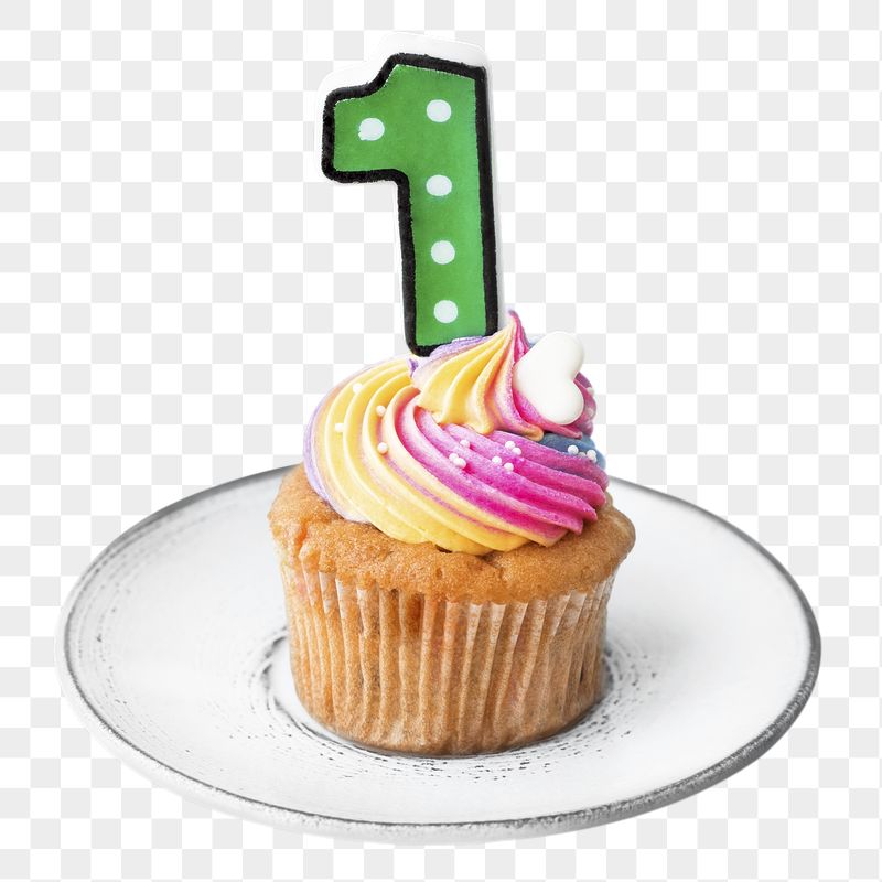 Birthday cupcake png sticker, celebration | Free PNG - rawpixel