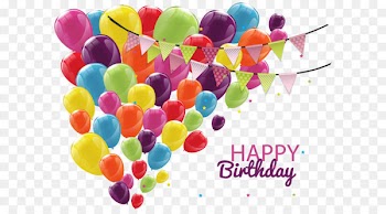 Birthday customs and celebrations Greeting card Balloon - Colored balloons birthday cards vector material 