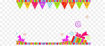 Birthday decorative elements 