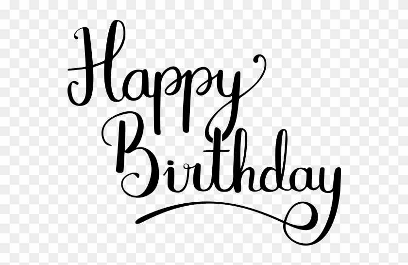 Birthday Dribbble Clip Art - Happy Birthday Transparent Background