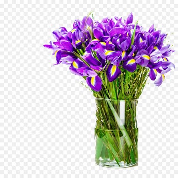 Birthday Flower bouquet Mothers Day Holiday - Blue flower vase creative 