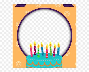 Birthday Frame - Birthday Cake Frame Png