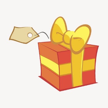 Birthday gift clipart, celebration illustration | Free PSD - rawpixel